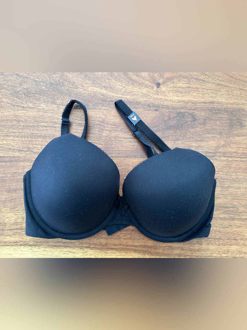 Black Molded T-Shirt Bra